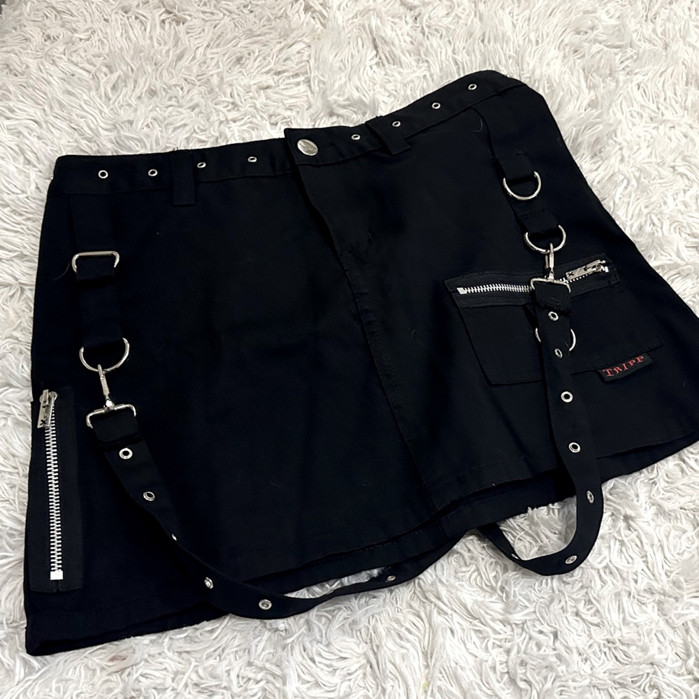 Vintage Tripp NYC Bondage Zipper Skirt